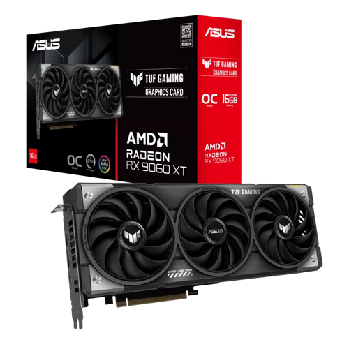 ASUS TUF Gaming Radeon RX 9060 XT 16GB GDDR6 OC Ed Graphics Card